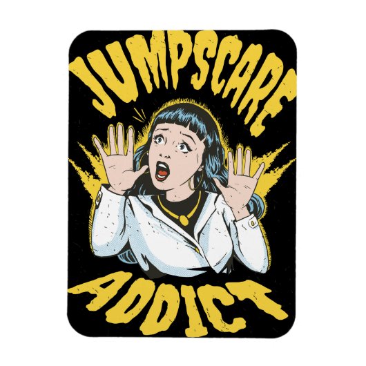 Jumpscare Addict Magnet (Vertikal)