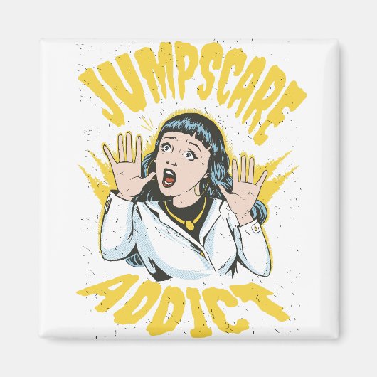 Jumpscare Addict Magnet (Vorne)