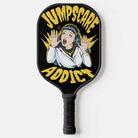 Jumpscare Addict Pickleball Schläger (Vorderseite)