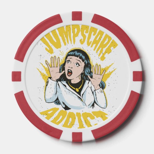 Jumpscare Addict Pokerchips (Vorderseite)