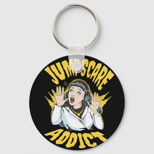  Jumpscare Addict  Schlüsselanhänger (Vorderseite)