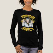 Jumpscare Addict Tri-Blend Shirt (Vorderseite)