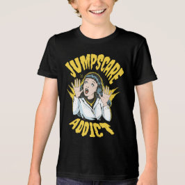  Jumpscare Addict  Tri-Blend Shirt