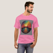 Jumpstart der Reise - Multicolor Motivierend T-Shirt (Vorne ganz)