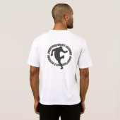 Jumpstyle beleuchten (Weiß-) T - Shirt (mit Text, (Schwarz voll)