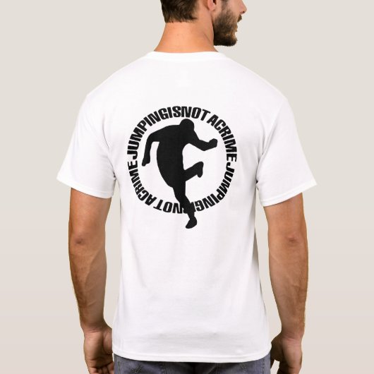 Jumpstyle Black [transparent] T-Shirt (Rückseite)