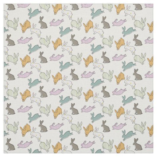 Jumpy Bunnies Stoff (Muster)