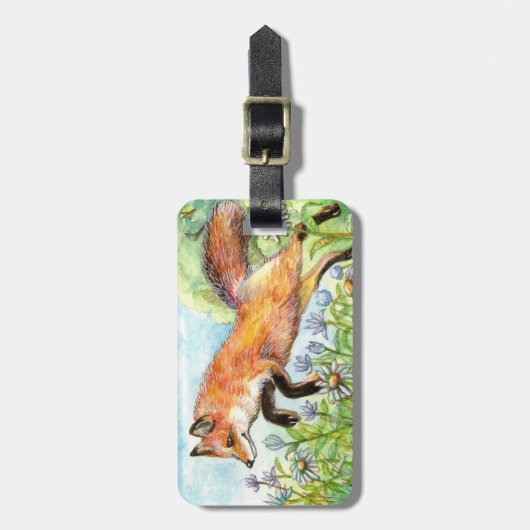 Jumpy Fox Gepäckanhänger (Vorderseite vertikal)