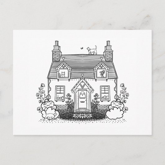 jun house feiertagspostkarte (Vorderseite)