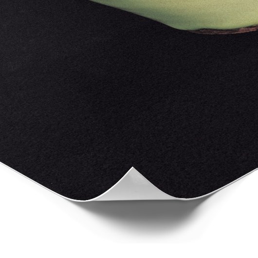 Jun 'Meiping' Vase mit blaugrüner Verglasung Poster (Ecke)