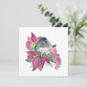 Junco Beautiful Watercolor Mitteilungskarten (Stehend Vorderseite)