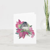 Junco Beautiful Watercolor Note Card (Vorderseite)