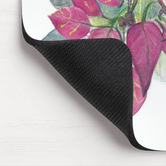 Junco Dark Mit Augen Watercolor Art Mousepad (Ecke)