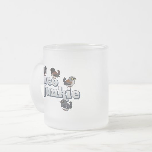 Junco Junkie Mattglastasse (Vorderseite Links)