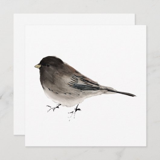 Junco-Karte Dankeskarte (Vorne/Hinten)