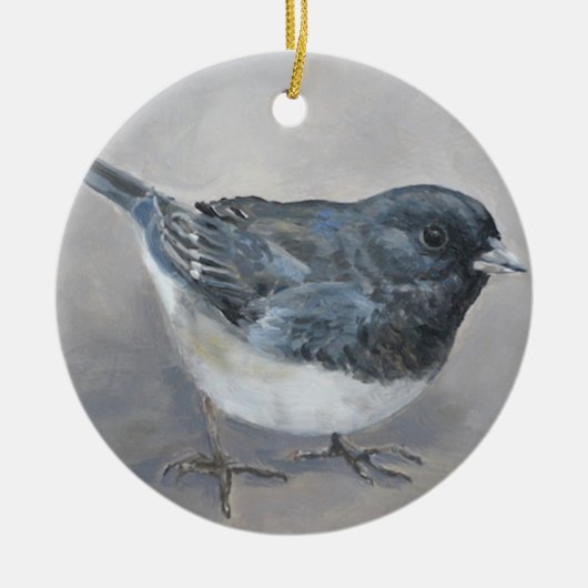 Junco Snowbird Bird Kunst-Museum Keramik Ornament (Vorne)
