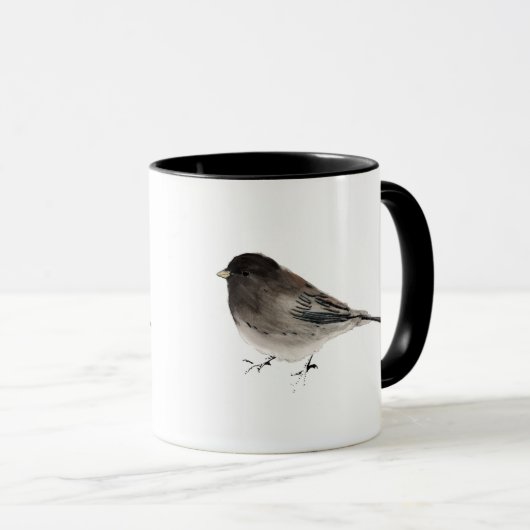 Junco-Vogel-Tasse Tasse (VorderseiteRechts)
