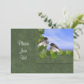 Junco Wedding Einladung (Stehend Vorderseite)