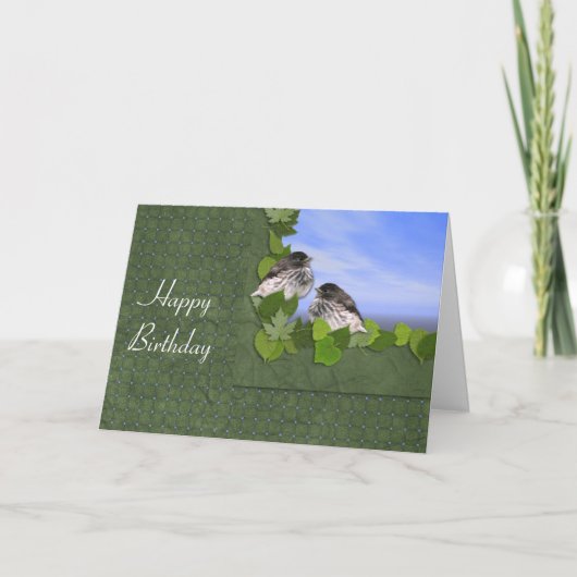 Juncos Geburtstagskarte Karte (Vorderseite)