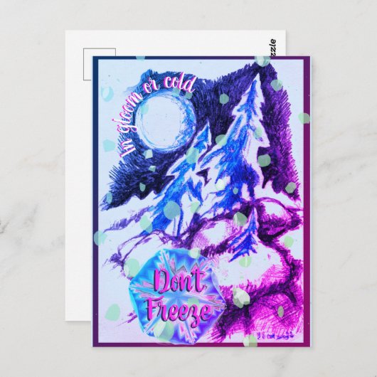 Junction Card Nr. 18: In Gloom oder Cold Don't Fre Postkarte (Vorne/Hinten)