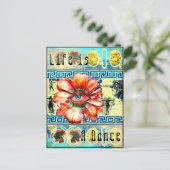 Junction Card Nr. 19: Das Leben ist ein Tanz Postkarte (Stehend Vorderseite)