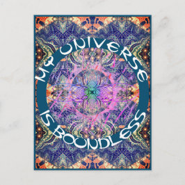 Junction Card Nr. 26: Mein Universum ist grenzenlo Postkarte