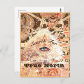 Junction Card Nr. 28: Suche nach True North Postkarte (Vorne/Hinten)