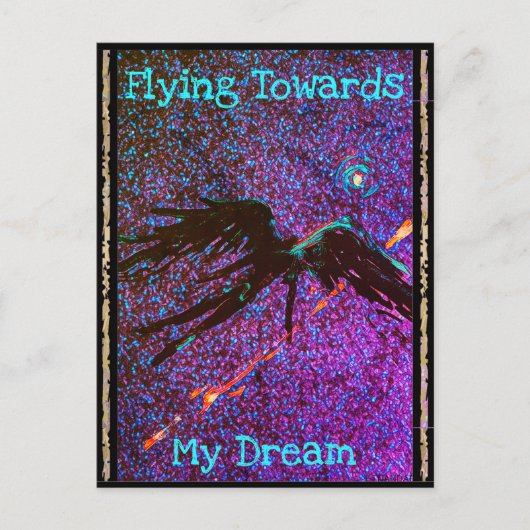 Junction Card Nr. 2: Fliegen Sie Ihrem Traum entge Postkarte (Vorderseite)