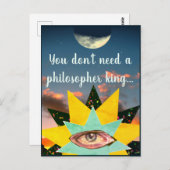 Junction Card Nr. 34: Sie brauchen keinen König Postkarte (Vorne/Hinten)