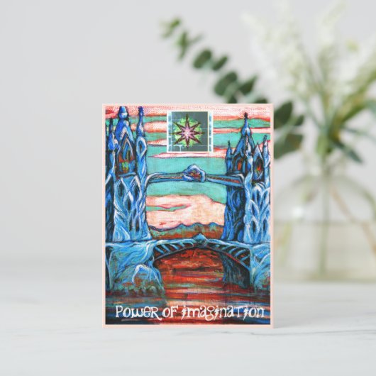 Junction Card Nr. 35: Power der Imagination Postkarte (Stehend Vorderseite)