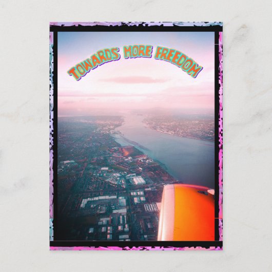 Junction Card Nr. 36: Flying to Freedom Postkarte (Vorderseite)