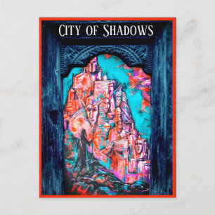 Junction Card Nr. 44 Annäherung an die Stadt Schat Postkarte