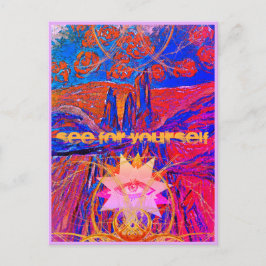 Junction Card Nr. 46: Mountain Eye Seht selbst Postkarte