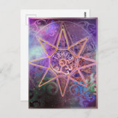 Junction Card Nr. 50: Secret Nebula Star Map Postkarte (Vorne/Hinten)