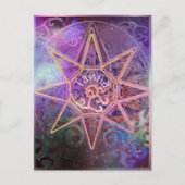 Junction Card Nr. 50: Secret Nebula Star Map Postkarte (Vorderseite)