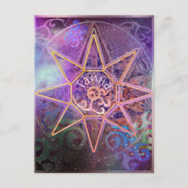 Junction Card Nr. 50: Secret Nebula Star Map Postkarte