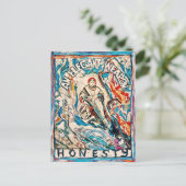 Junction Card Nr. 5: Ehrlichkeit, eine elegante Wa Postkarte (Stehend Vorderseite)