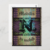 Junction Card Nr. 9: "Mobilisierung in Mobili" Flu Postkarte (Vorne/Hinten)