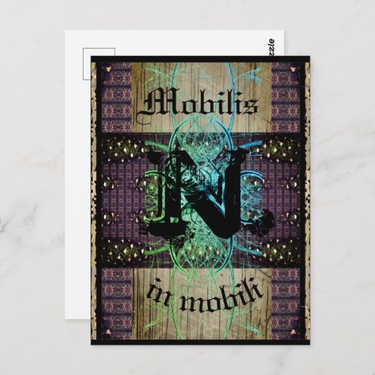 Junction Card Nr. 9: "Mobilisierung in Mobili" Flu Postkarte (Vorne/Hinten)