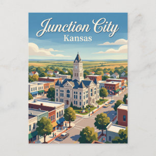 Junction City, Kansas Postkarte