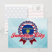 Junction City, OR Postkarte (Vorne/Hinten)