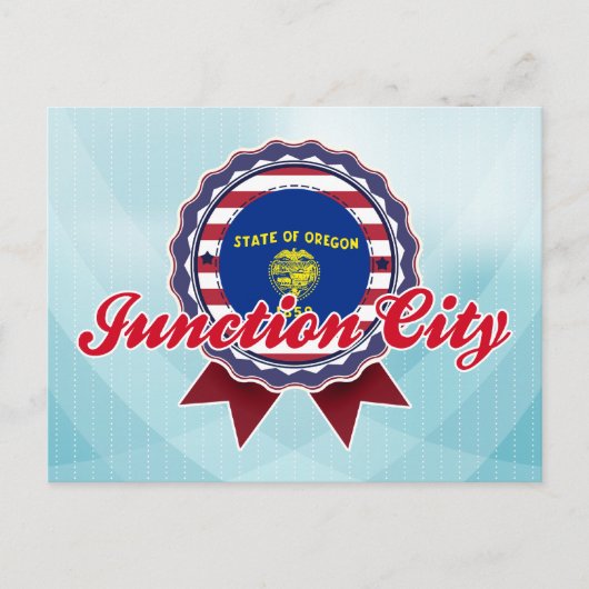 Junction City, OR Postkarte (Vorderseite)