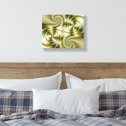 Junction - Mandelbrot Art Leinwanddruck (Insitu (Schlafzimmer))