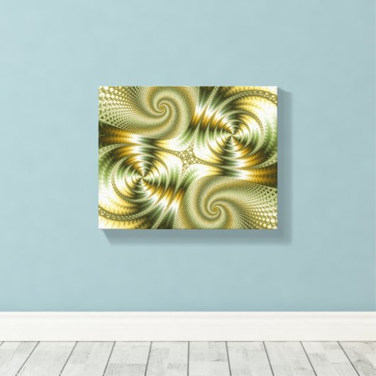 Junction - Mandelbrot Art Leinwanddruck (Insitu (Holzboden))