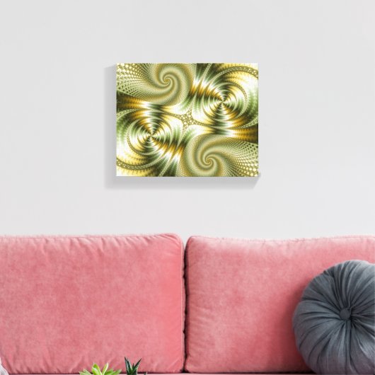 Junction - Mandelbrot Art Leinwanddruck (Insitu (Wohnzimmer))