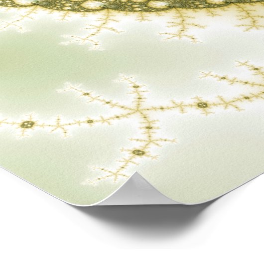 Junction - Mandelbrot Art Poster (Ecke)