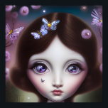 June Alexandrite Birthstone Girl Poster<br><div class="desc">June Alexandrite Birthstone Girl</div>