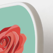 June Birth Blume Individuelle Name Pickleball Schläger (Linke Seite)