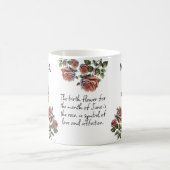 June Birth Blume Rose Name hinzufügen Kaffeetasse (Mittel)
