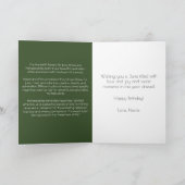 June Birth Flower Birthday Card Roses Honeysuckle Karte (Innenseite)